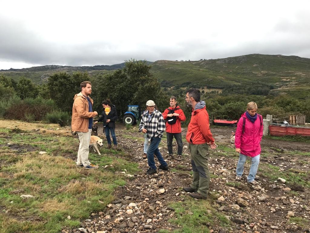 Visita da AMAP ao projecto Life Maronesa 4